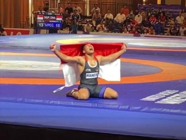 Bripda Rian Desta, Pegulat Asal Sumbar Sumbang Emas Untuk Indonesia